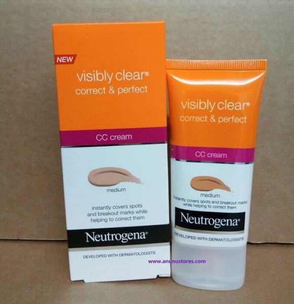 Neutrogena Visibly Clear CC Cream Medium - 50ml